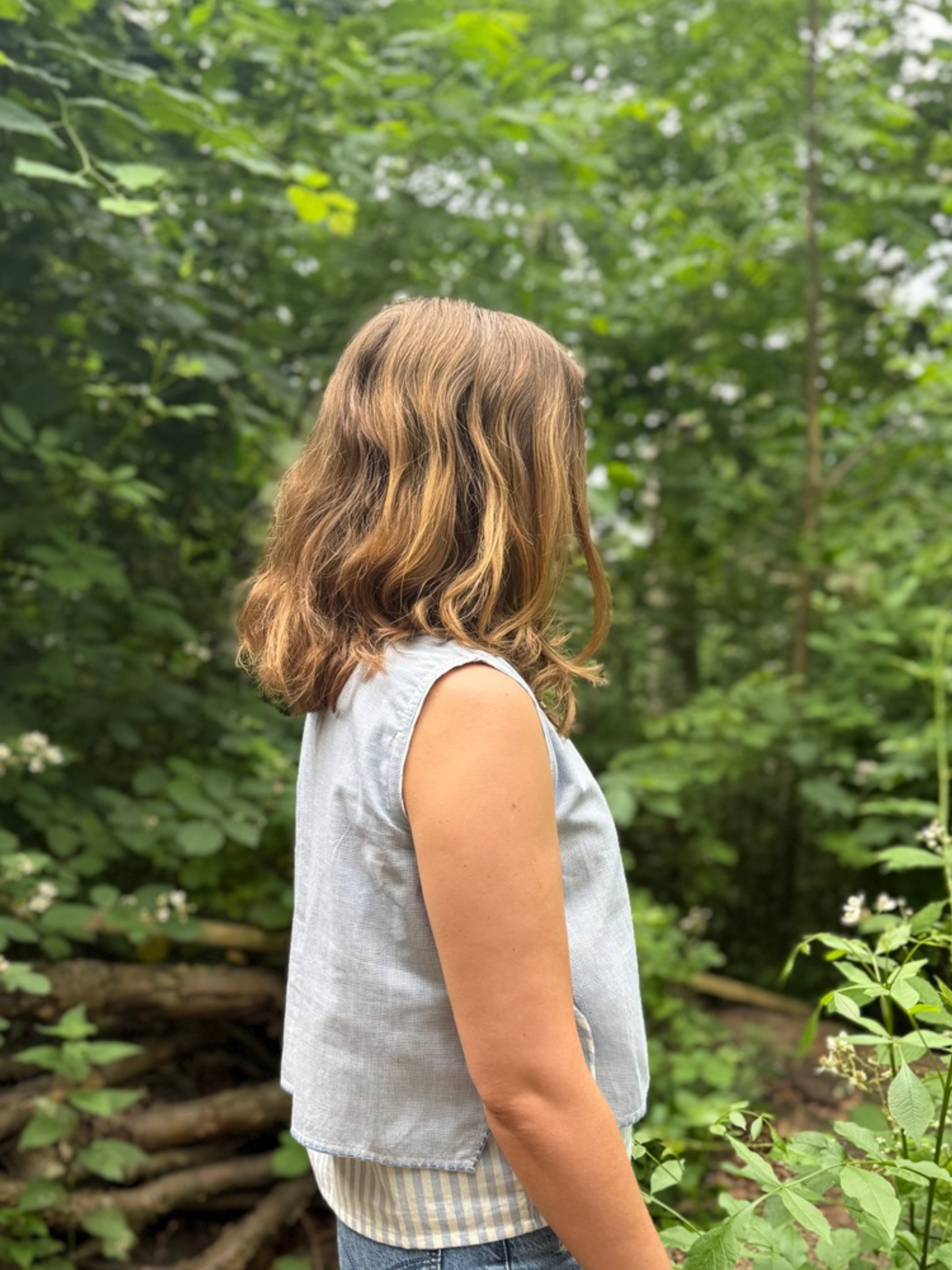 The Layered Mist Top