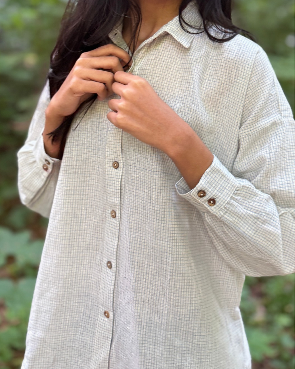 The Indigo Grid Shirt