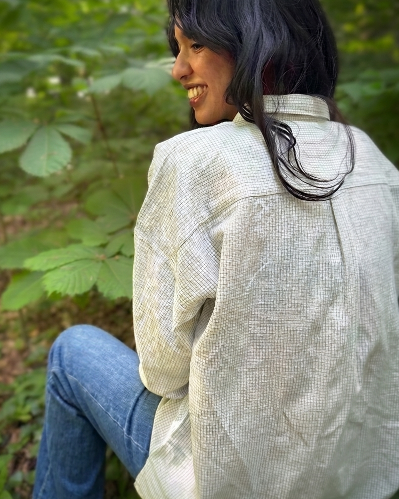 The Indigo Grid Shirt