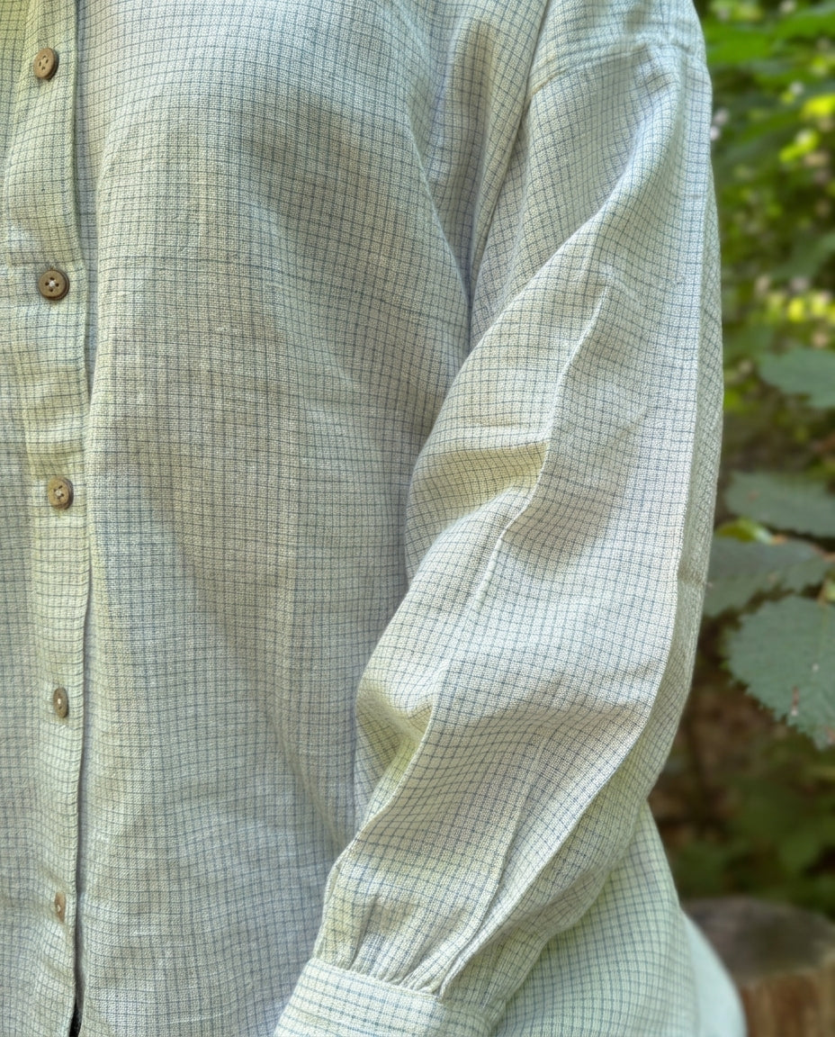 The Indigo Grid Shirt